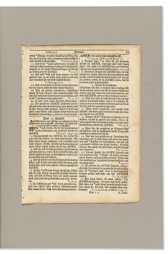 (BIBLE IN GERMAN.) Don Yoder. The German Bible in America, with 25 Original Leaves.
